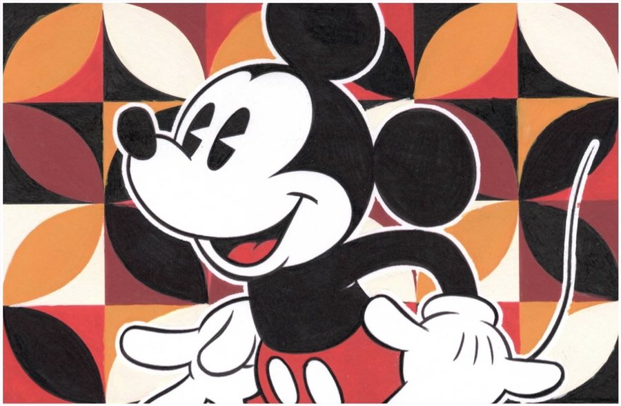 Mickey Mouse original painting by Kevin Graham