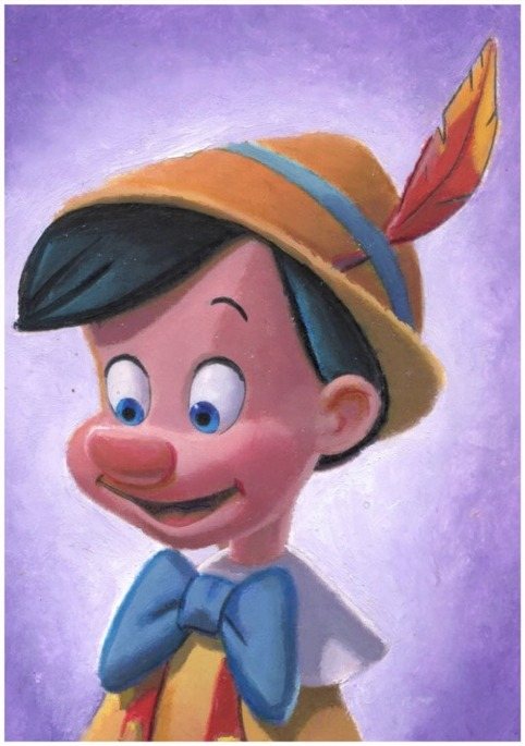 Pinocchio original painting by Kevin Graham